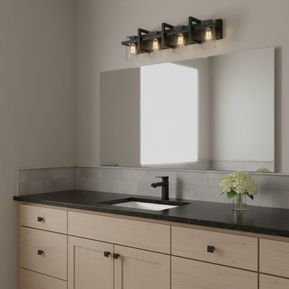 Mitte Bath Wall Light in bathroom.