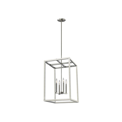 Moffet Street Pendant Light in Brushed Nickel (Medium).