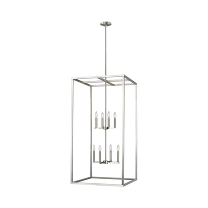 Moffet Street Pendant Light in Brushed Nickel (Extra Large).