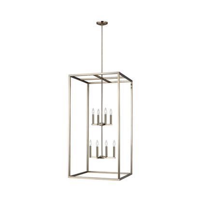 Moffet Street Pendant Light in Satin Brass (Extra Large).