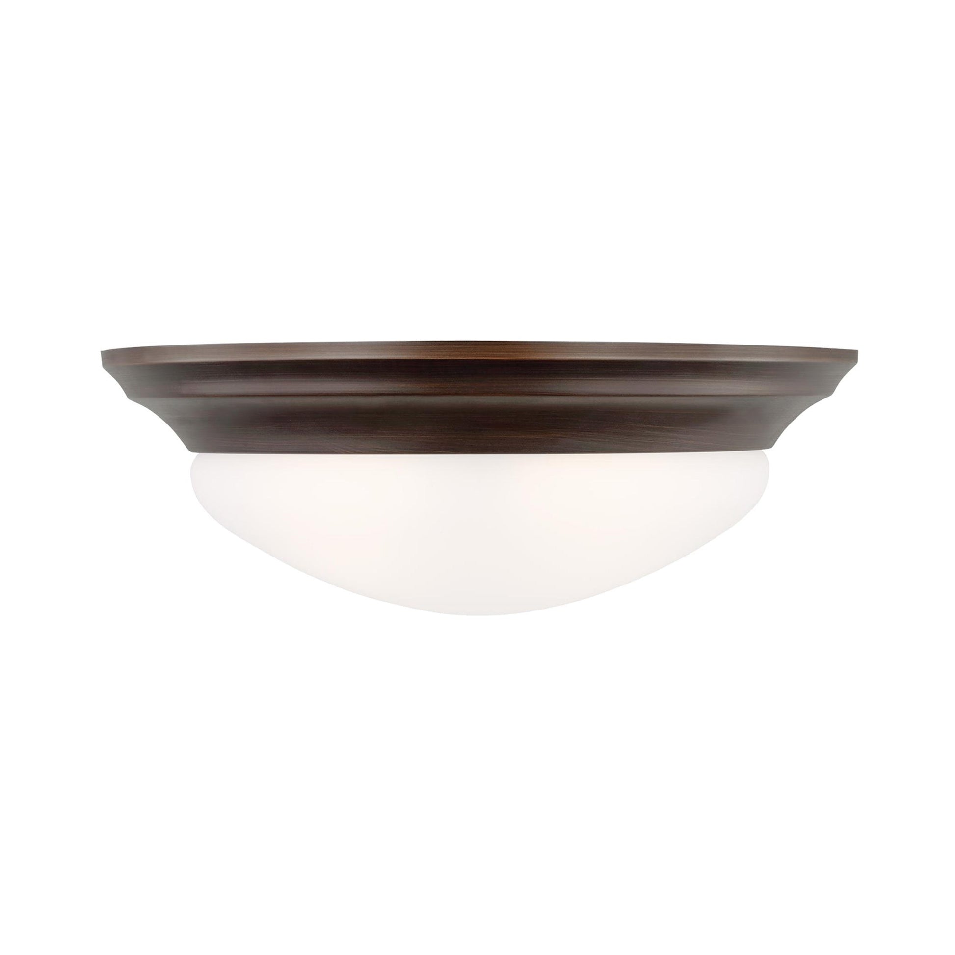 Nash Flush Mount Ceiling Light in Bronze (2-Light).