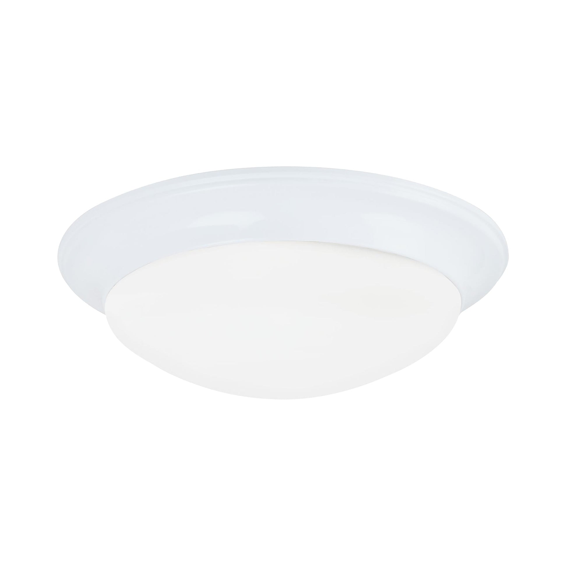 Nash Flush Mount Ceiling Light in White (2-Light).