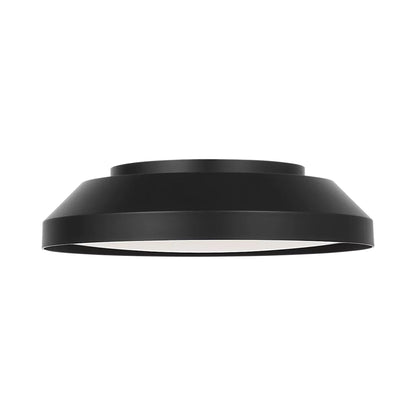 Nevado LED Flush Mount Ceiling Light in Midnight Black.