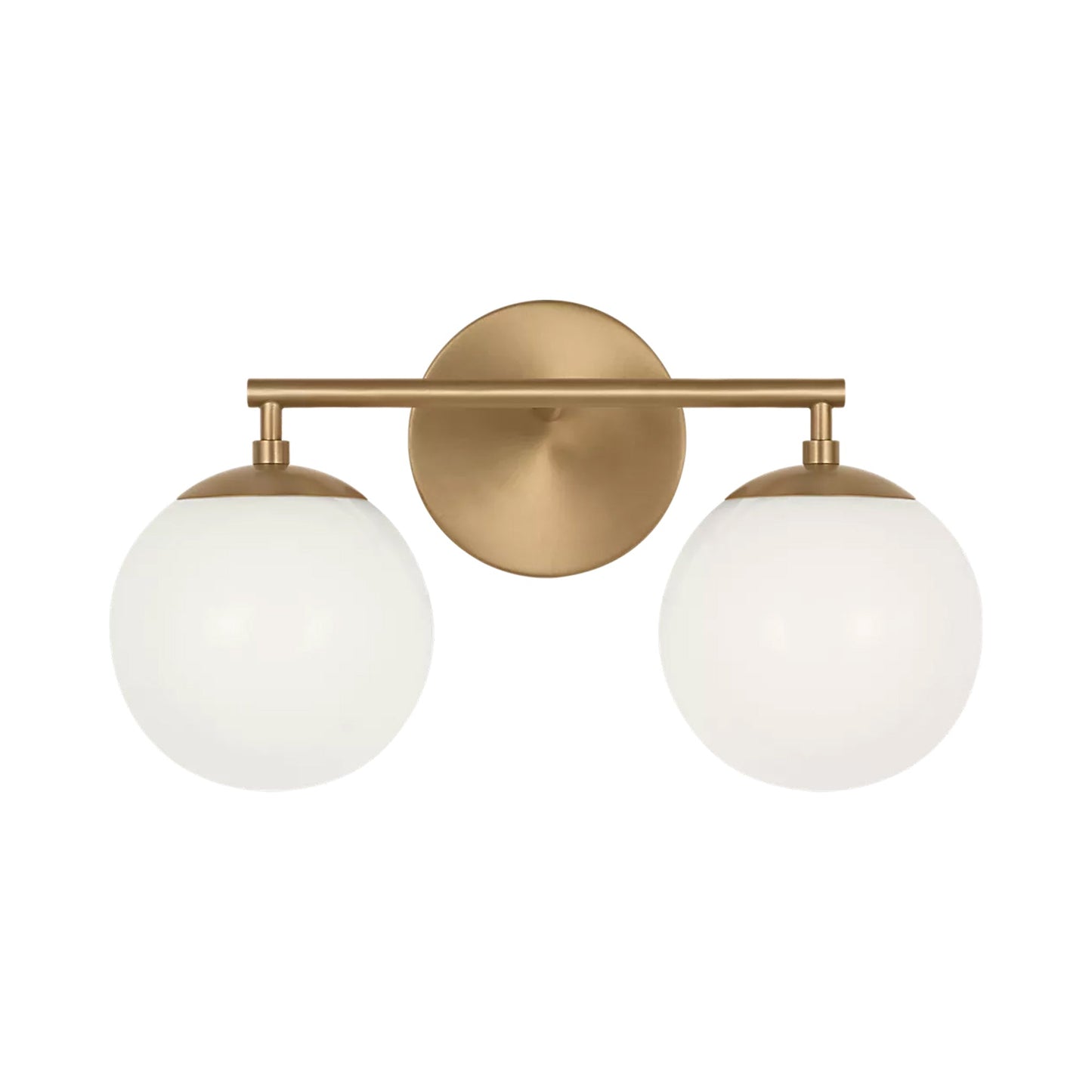 Nube Bath Vanity Light in Satin Brass (2-Light).