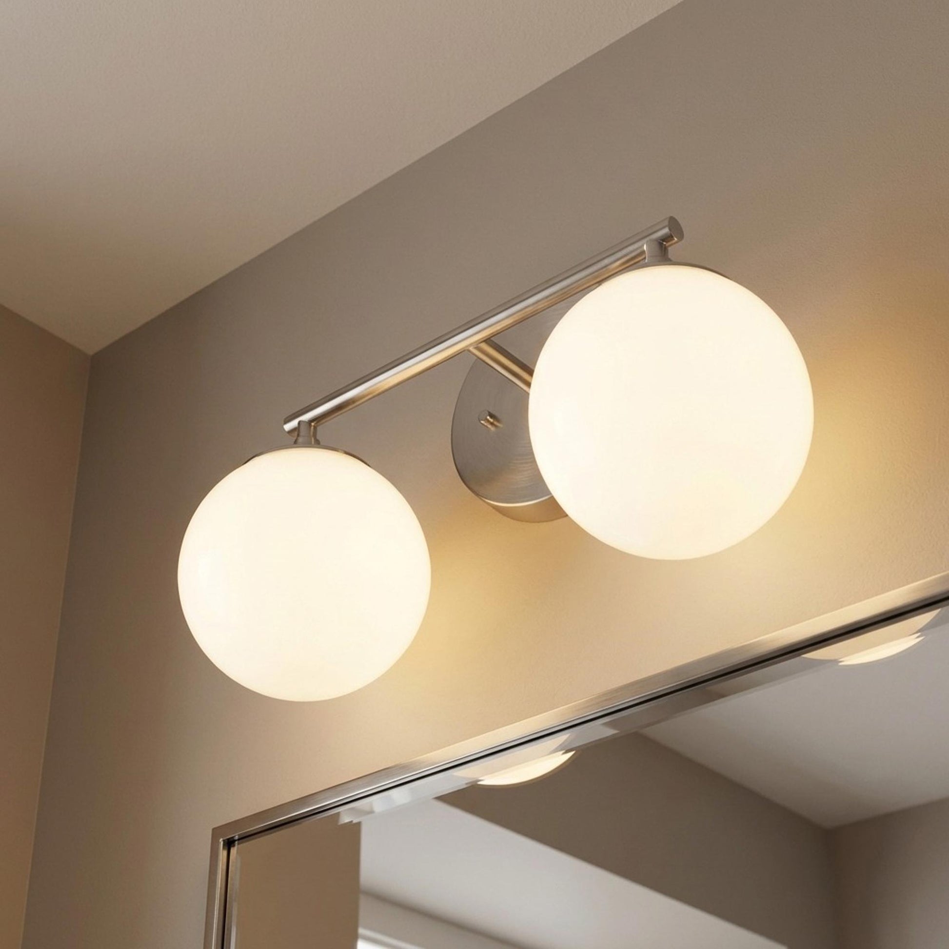 Nube Bath Vanity Light in Detail.