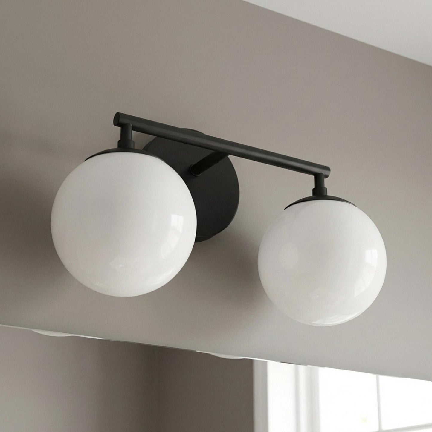 Nube Bath Vanity Light in Detail.