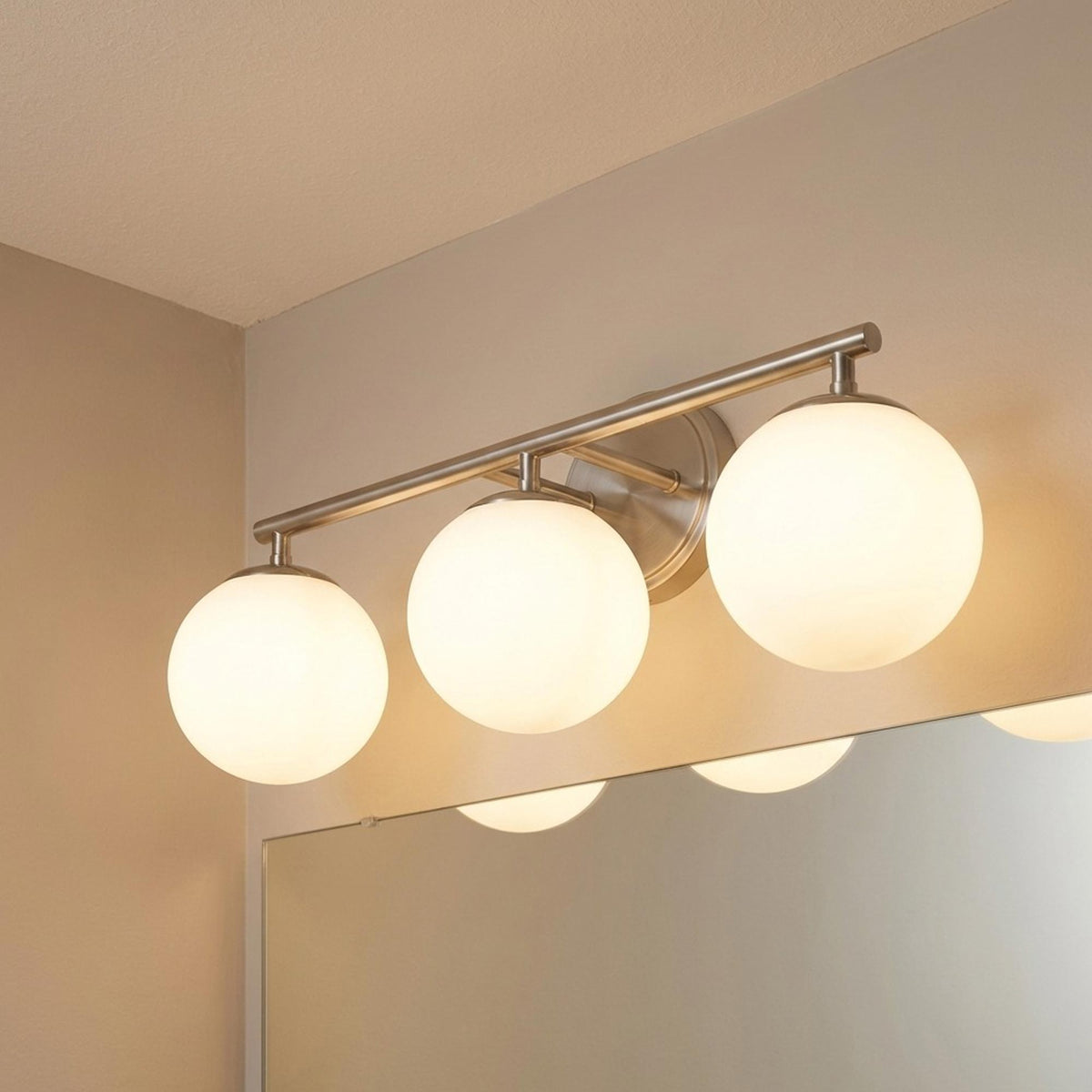 Nube Bath Vanity Light in Detail.