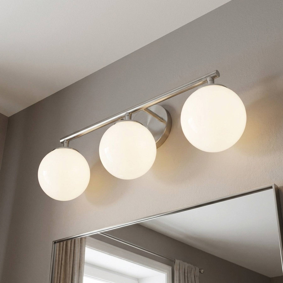 Nube Bath Vanity Light in Detail.