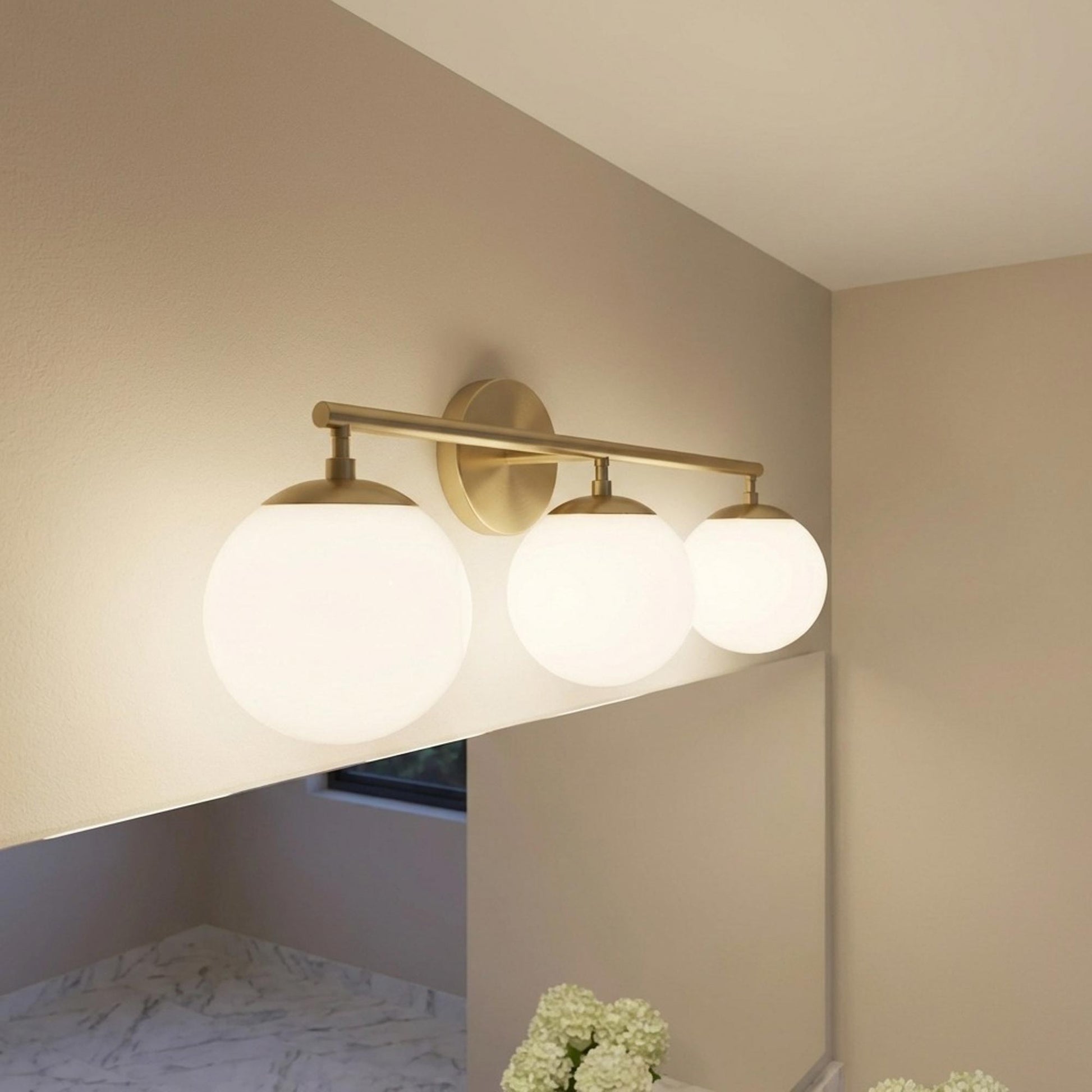 Nube Bath Vanity Light in Detail.