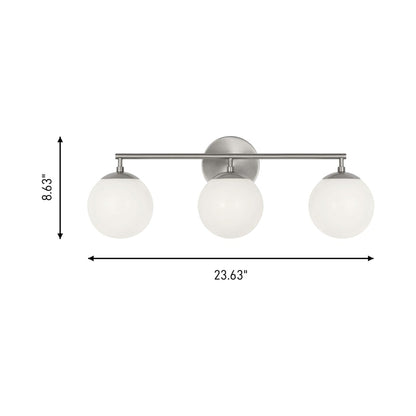 Nube Bath Vanity Light - line drawing.