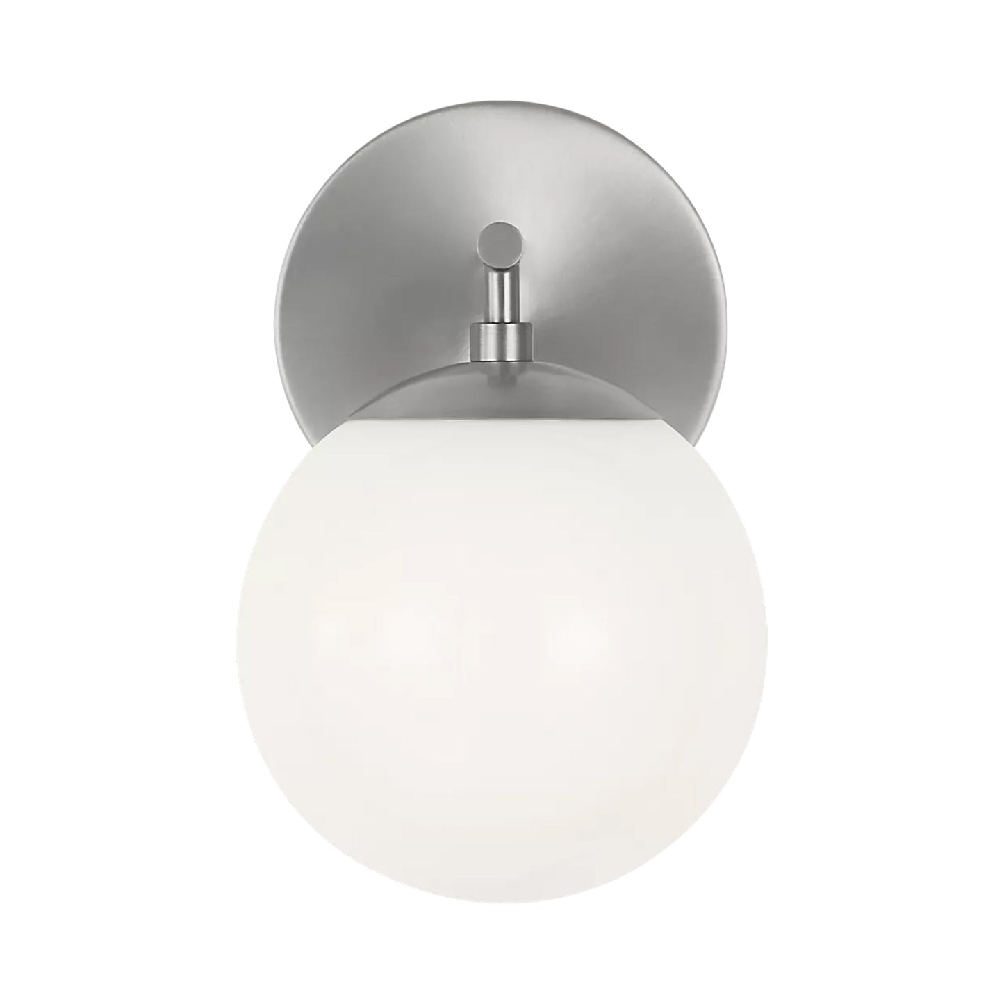 Nube Bath Wall Light in Brushed Nickel.
