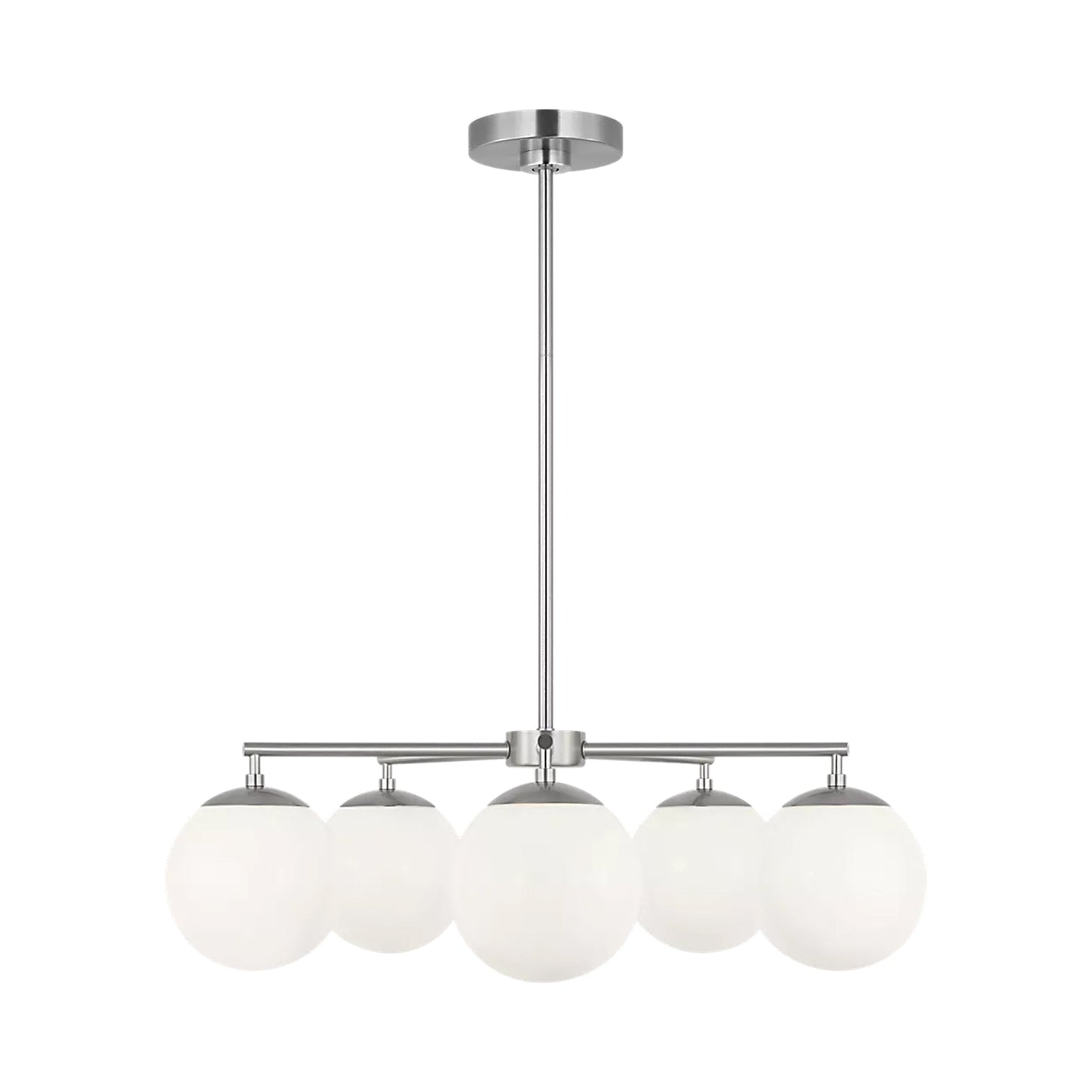 Nube Chandelier in Brushed Nickel (5-Light).
