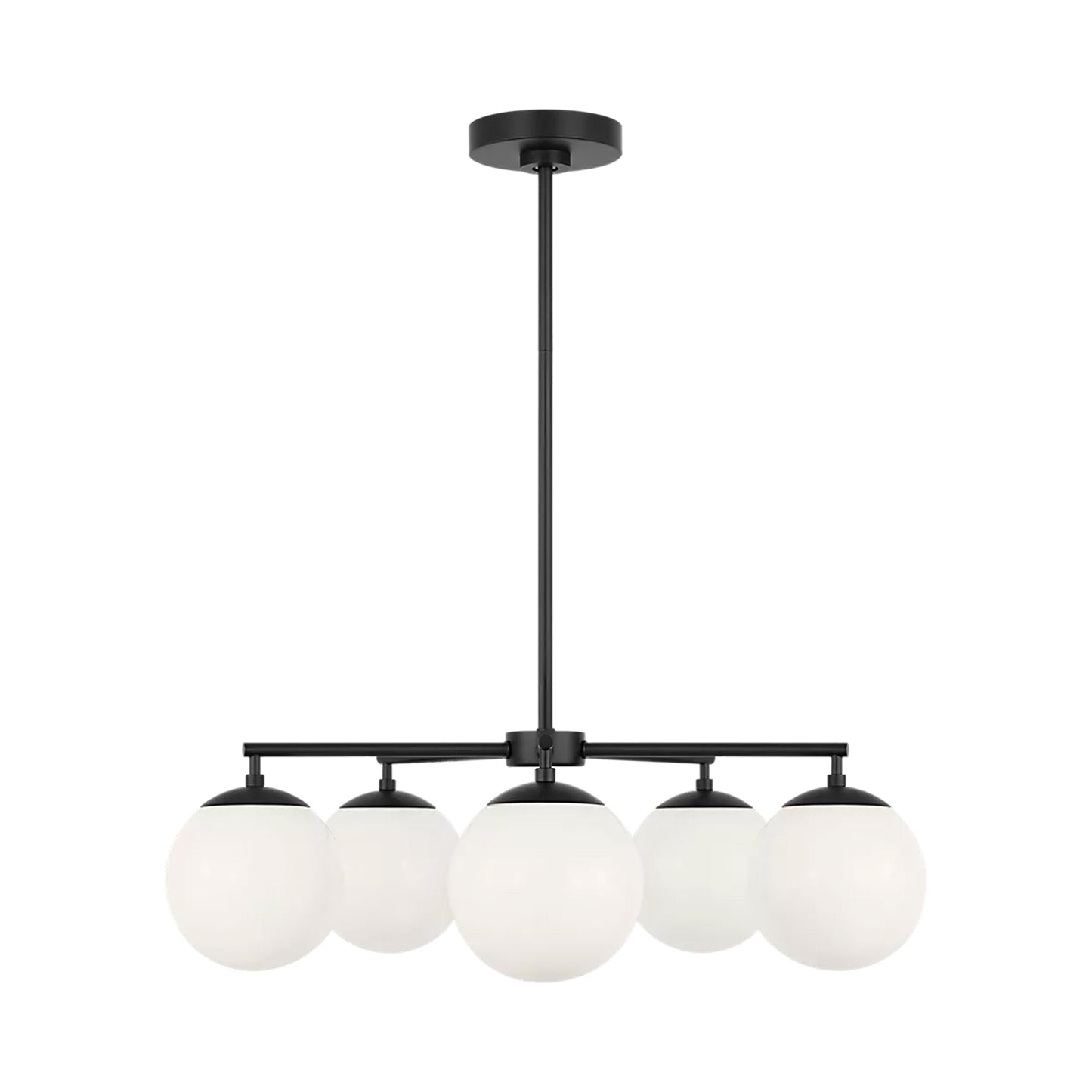 Nube Chandelier in Midnight Black (5-Light).