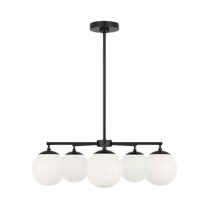 Nube Chandelier in Midnight Black (5-Light).