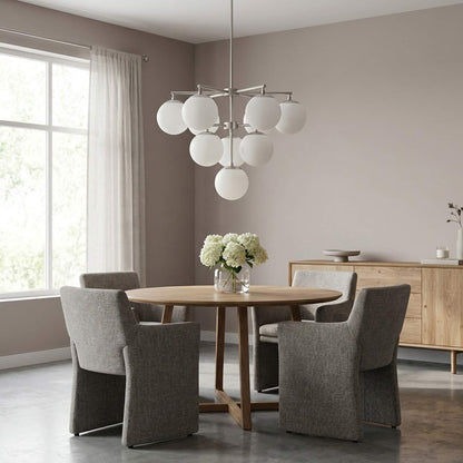 Nube Chandelier in dining room.