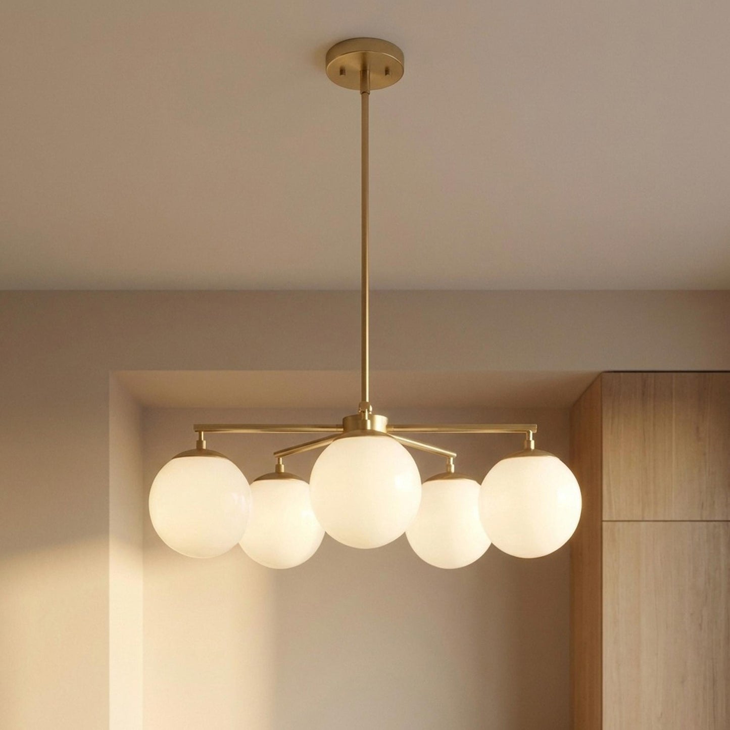 Nube Chandelier in Detail.