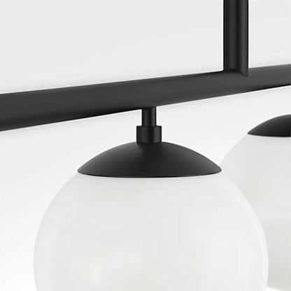Nube Linear Chandelier in Detail.