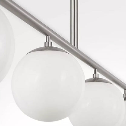 Nube Linear Chandelier in Detail.