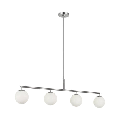 Nube Linear Chandelier in Detail.