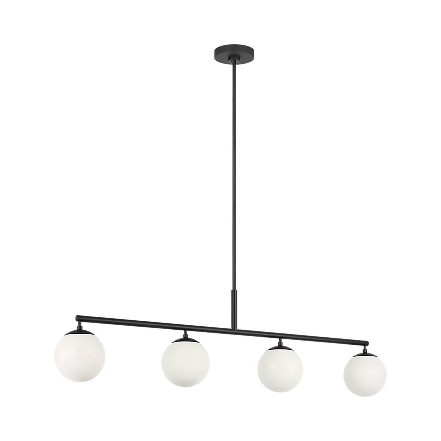 Nube Linear Chandelier in Detail.