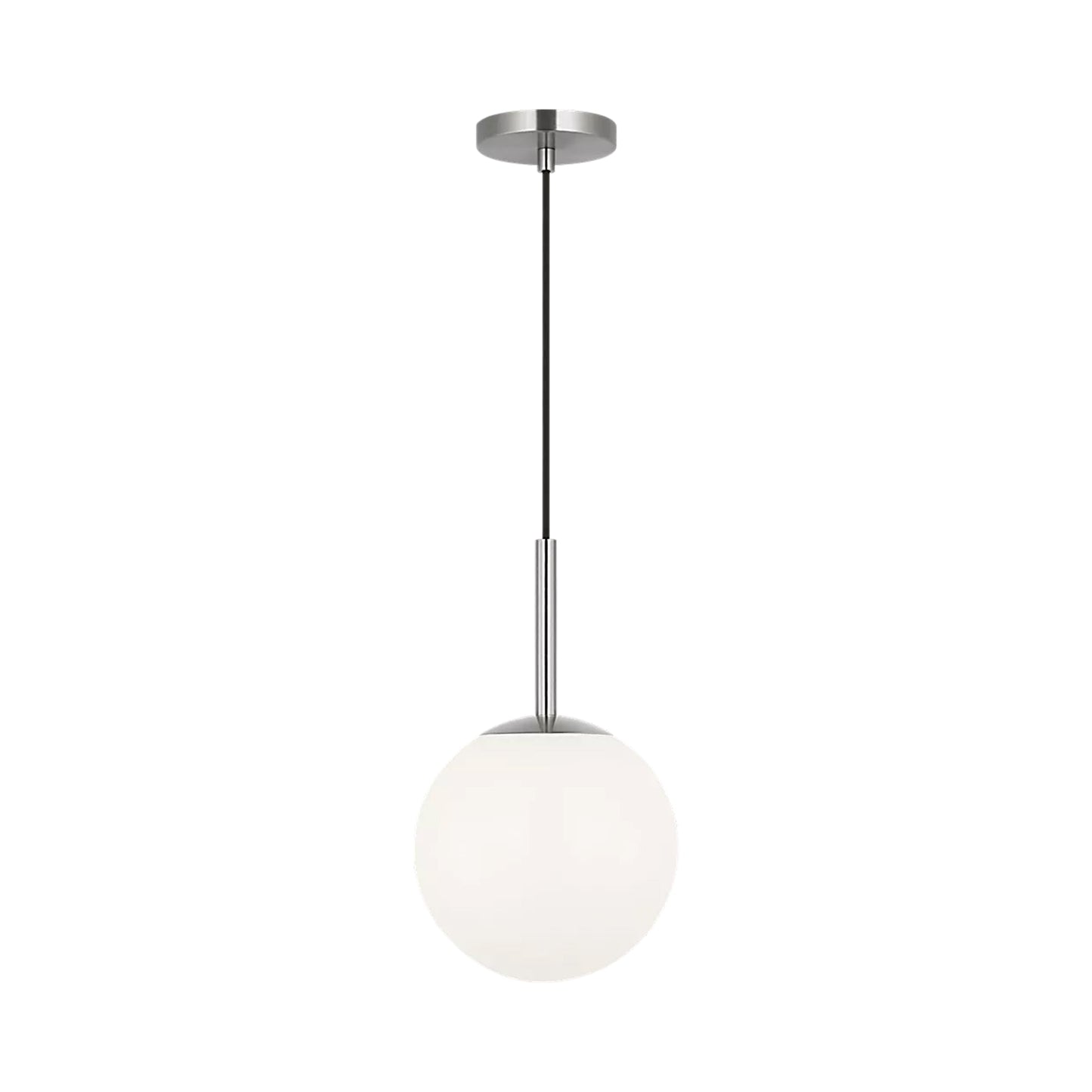 Nube Pendant Light in Brushed Nickel.