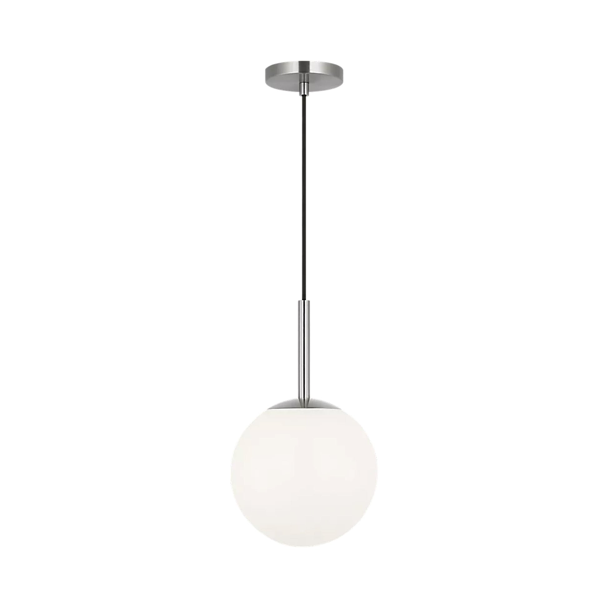 Nube Pendant Light in Brushed Nickel.
