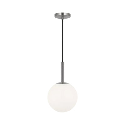 Nube Pendant Light in Brushed Nickel.