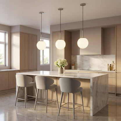 Nube Pendant Light in dining room.