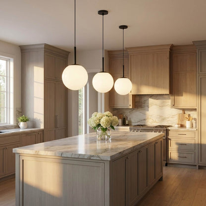 Nube Pendant Light in dining room.