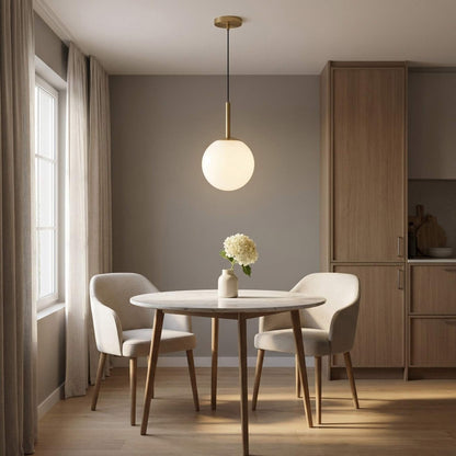 Nube Pendant Light in dining room.