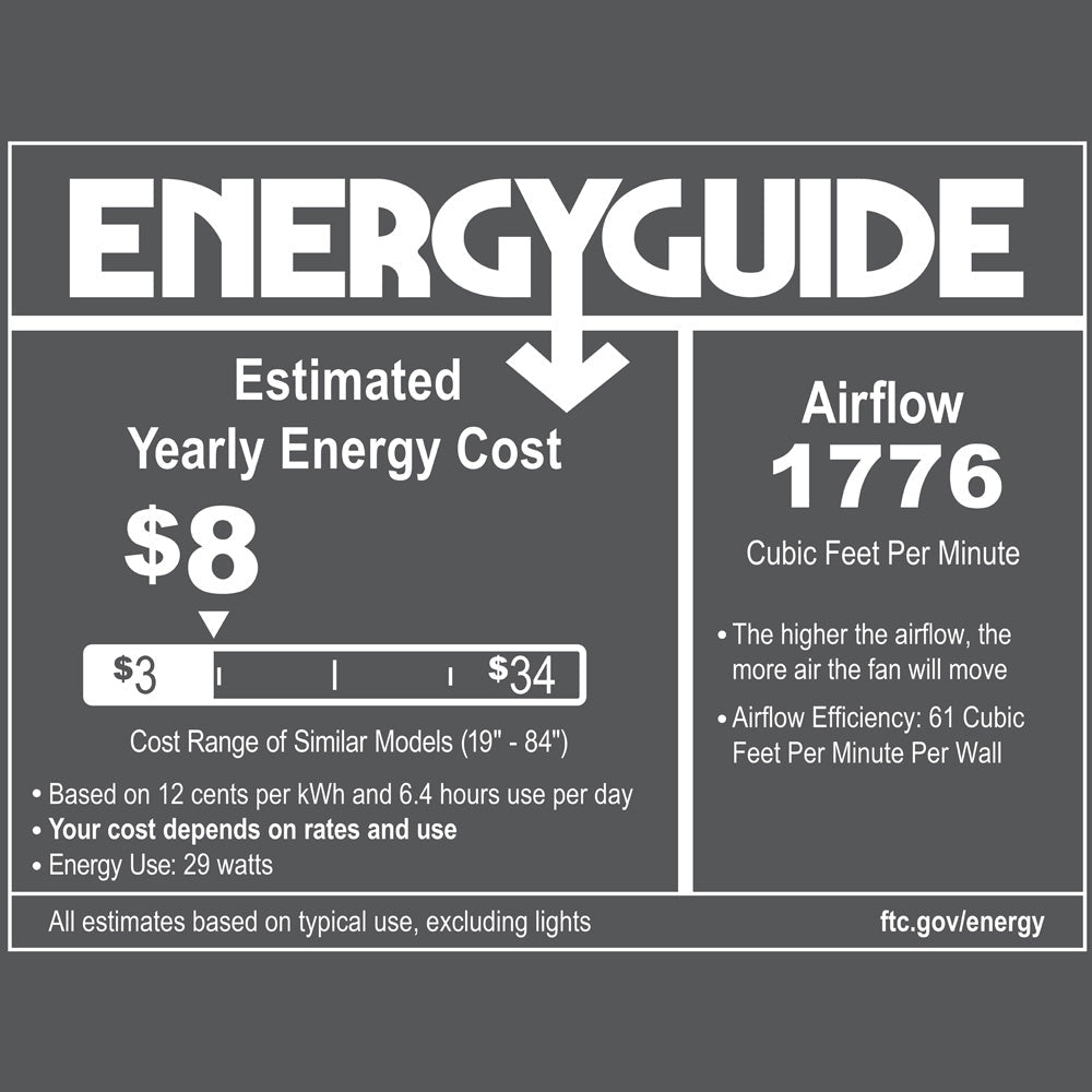Orbis Hugger LED Ceiling Fan in Detail.