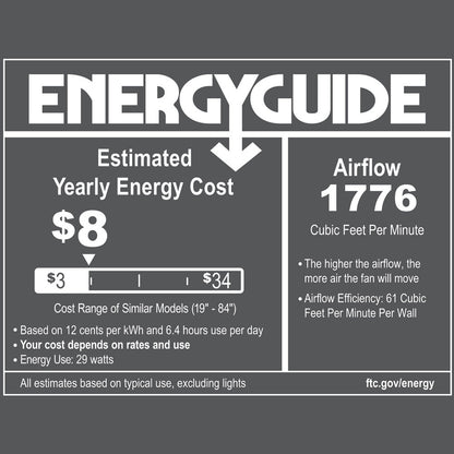 Orbis Hugger LED Ceiling Fan in Detail.