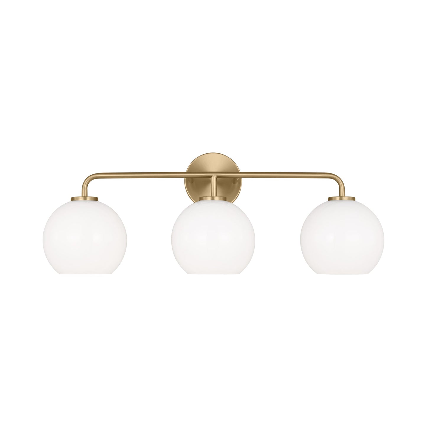 Orley Bath Vanity Light in Satin Brass (3-Light).