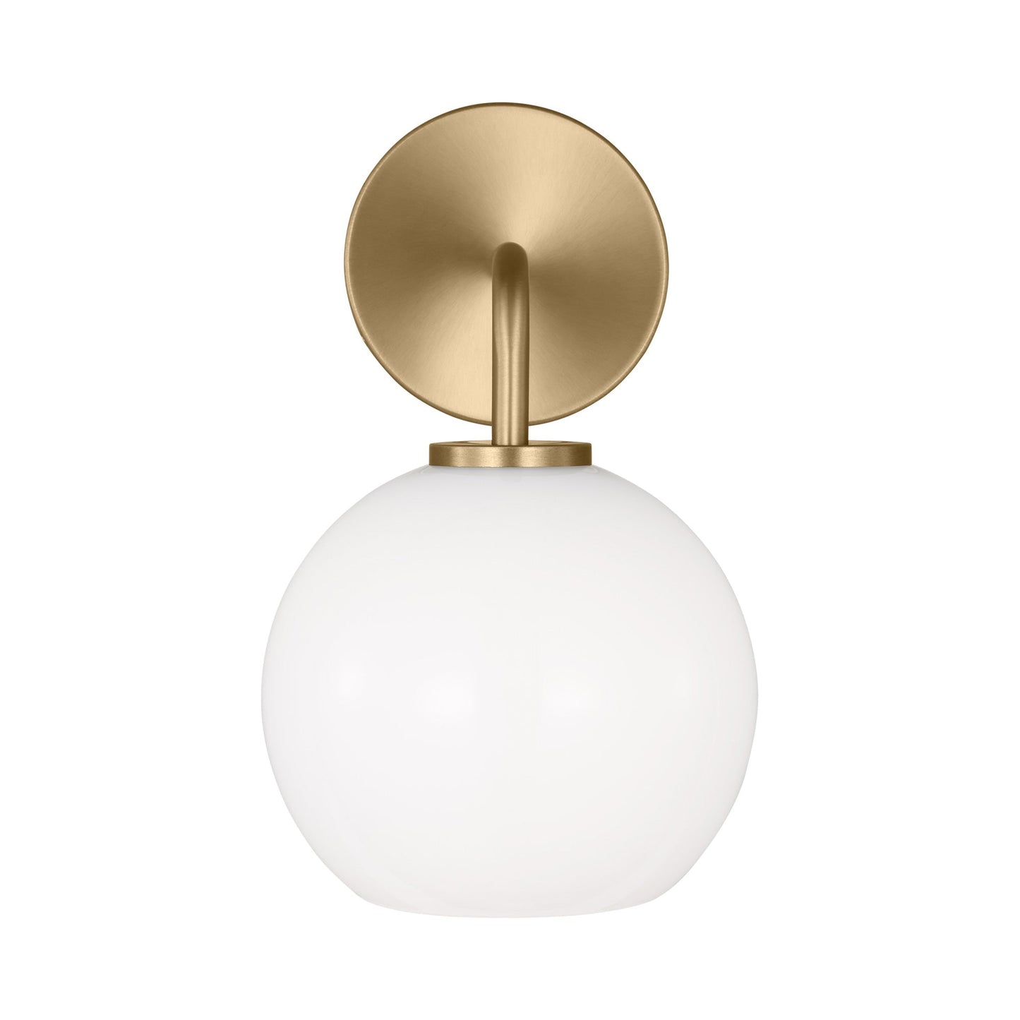 Orley Bath Wall Light in Satin Brass.