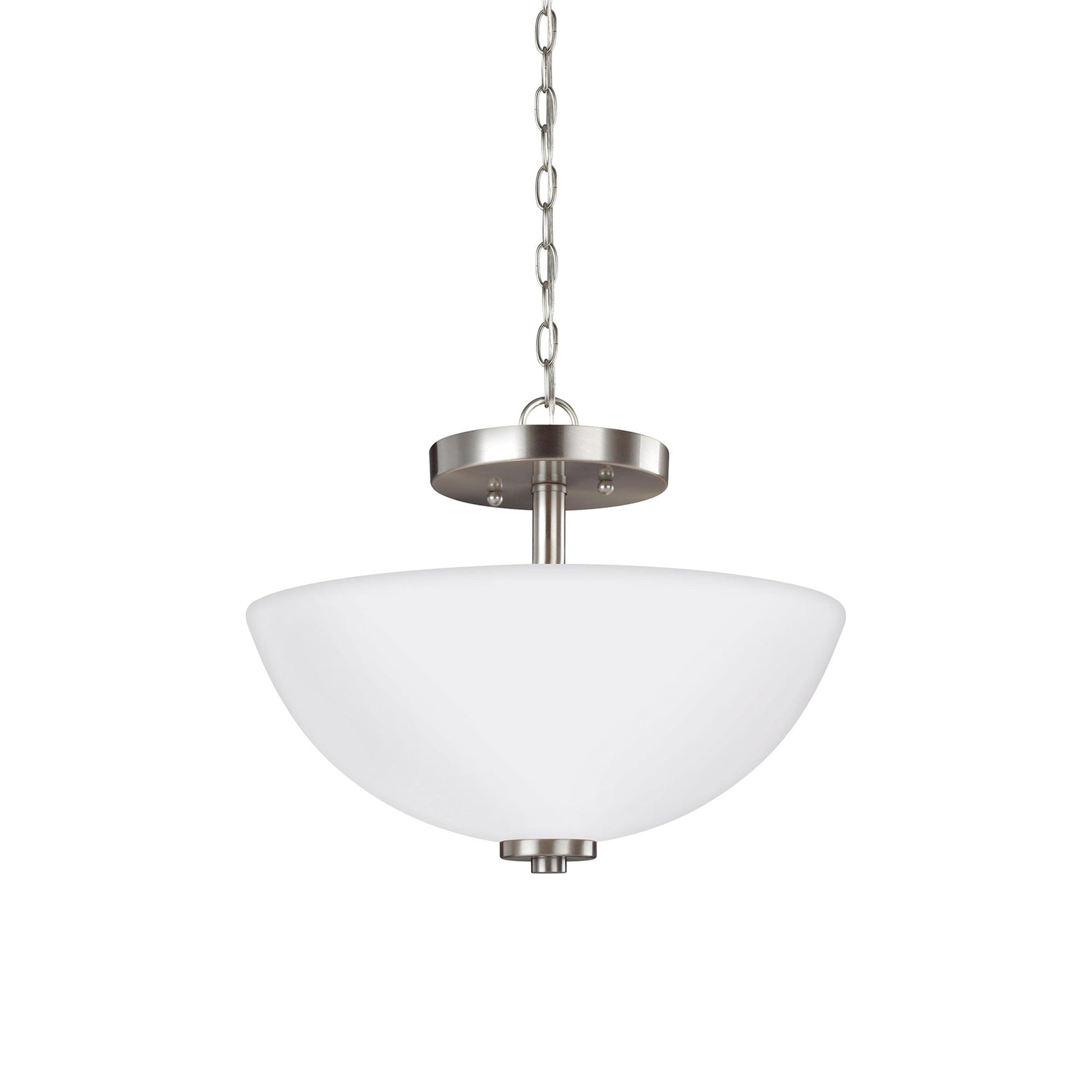 Oslo Semi-Flush Convertible Pendant Light.