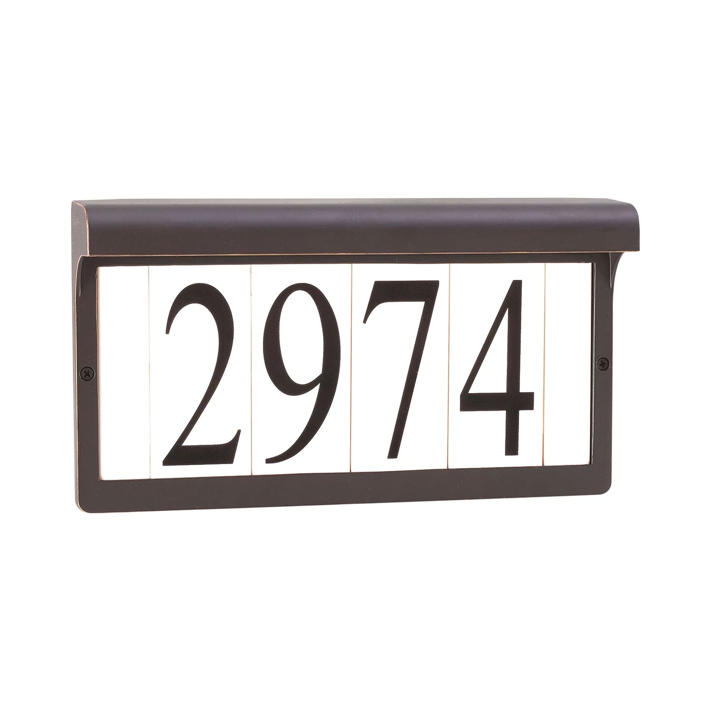 Outdoor Address Light in Antique Bronze.