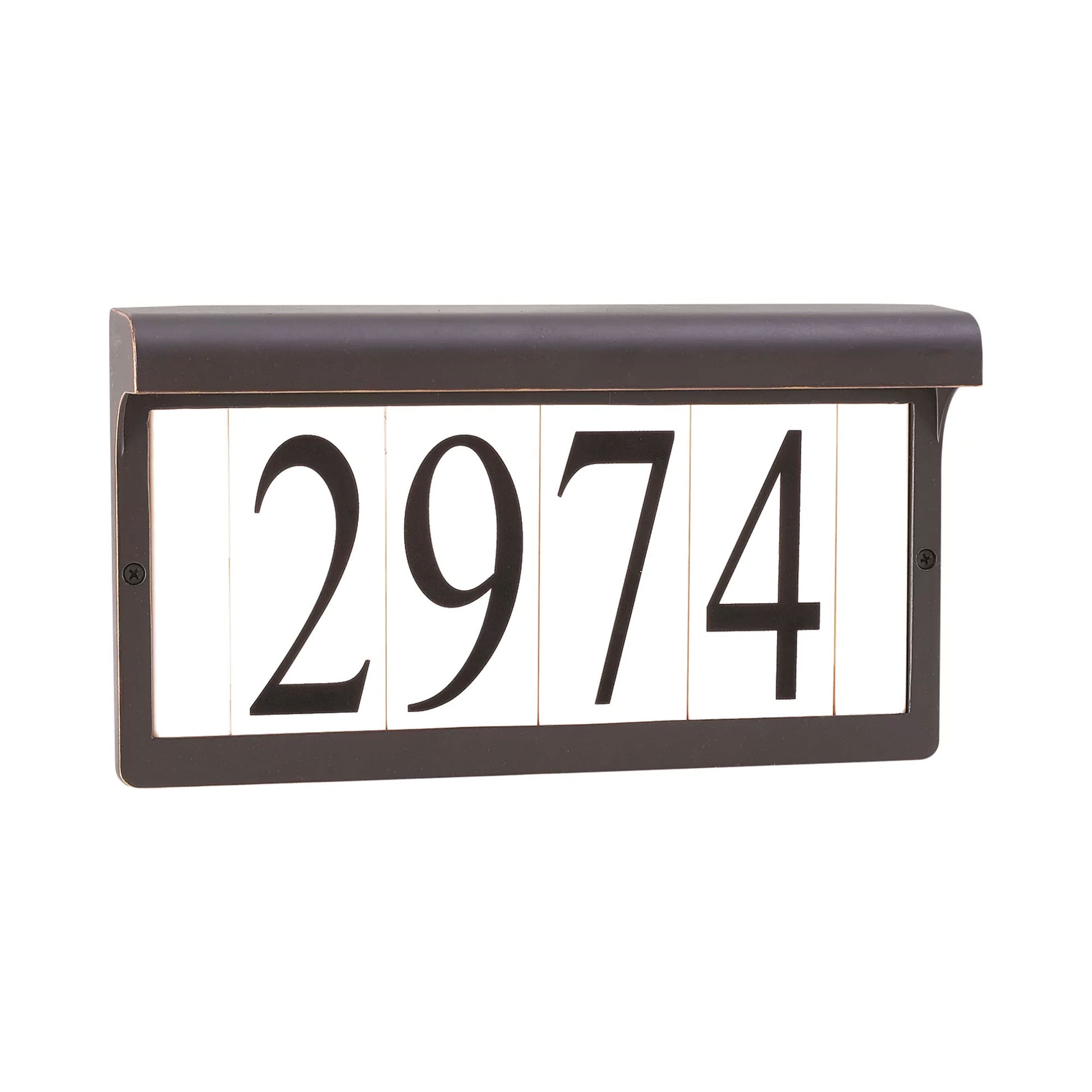 Outdoor Address Light in Antique Bronze.