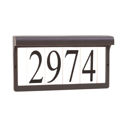 Outdoor Address Light in Antique Bronze.