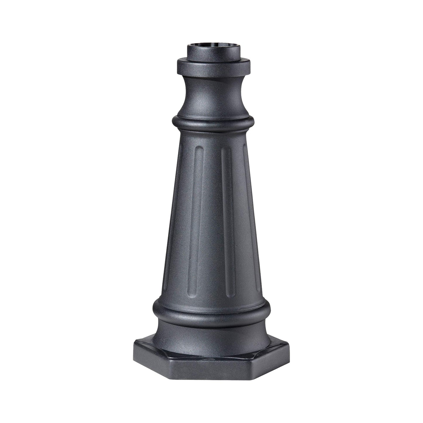 Outdoor Post Base in Black.