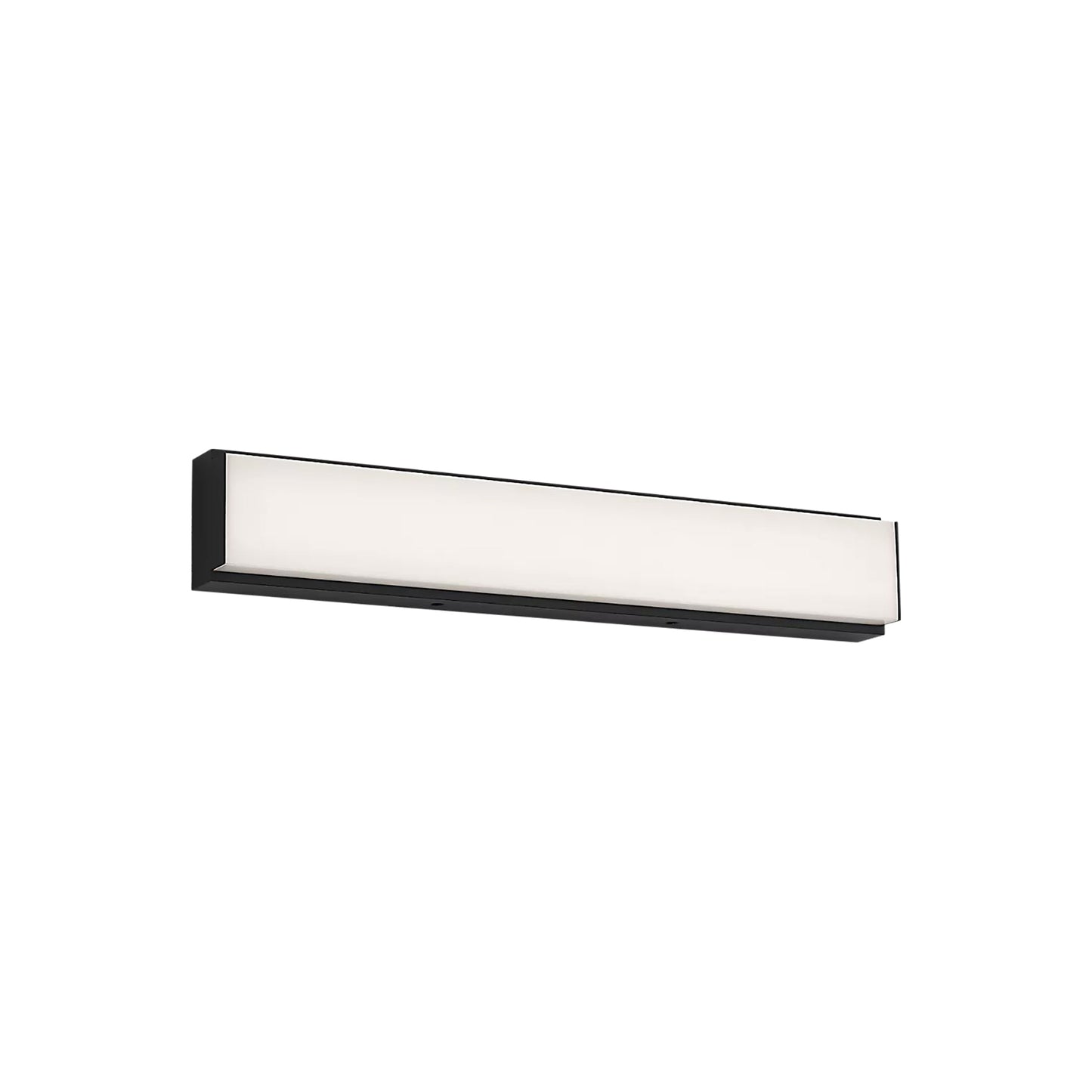 Panna LED Bath Vanity Light in Midnight Black (18-Inch).