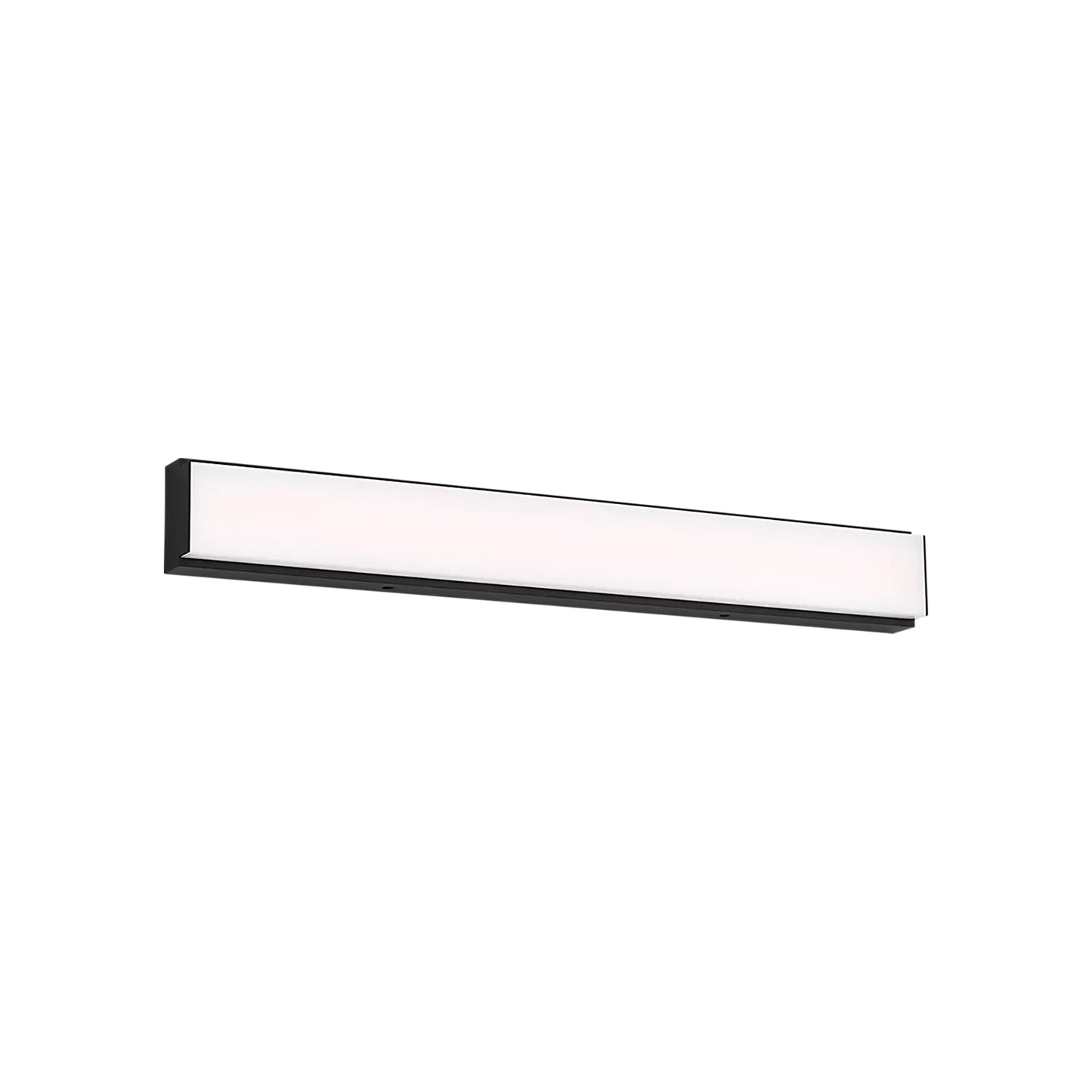 Panna LED Bath Vanity Light in Midnight Black (24-Inch).