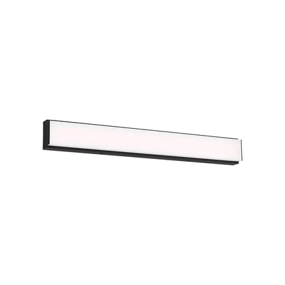 Panna LED Bath Vanity Light in Midnight Black (24-Inch).