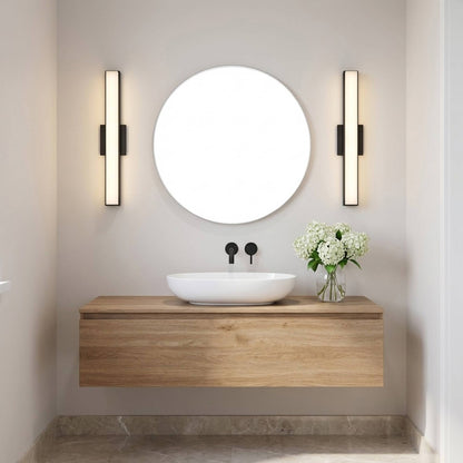 Panna LED Bath Vanity Light in bathroom.