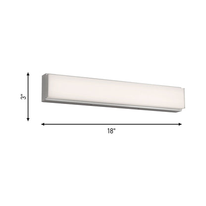 Panna LED Bath Vanity Light - line drawing.