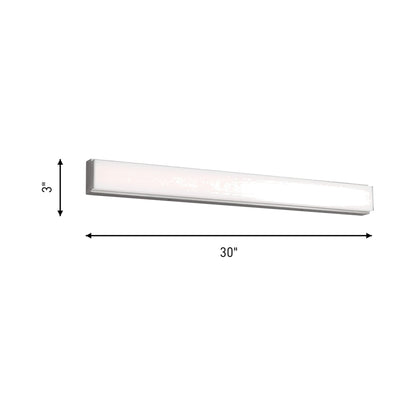 Panna LED Bath Vanity Light - line drawing.