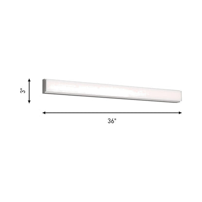 Panna LED Bath Vanity Light - line drawing.