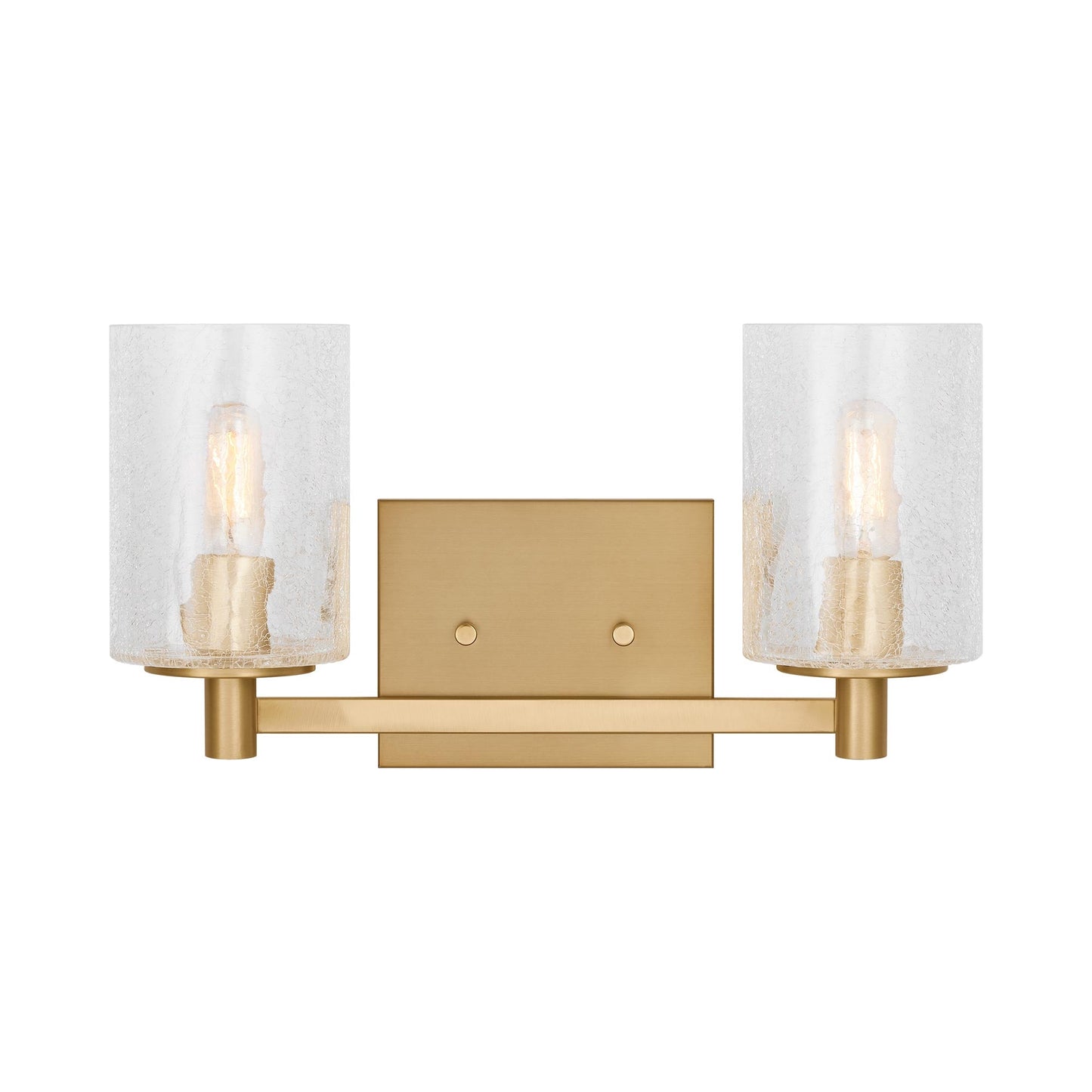 Parker Bath Vanity Light in Satin Brass (2-Light).