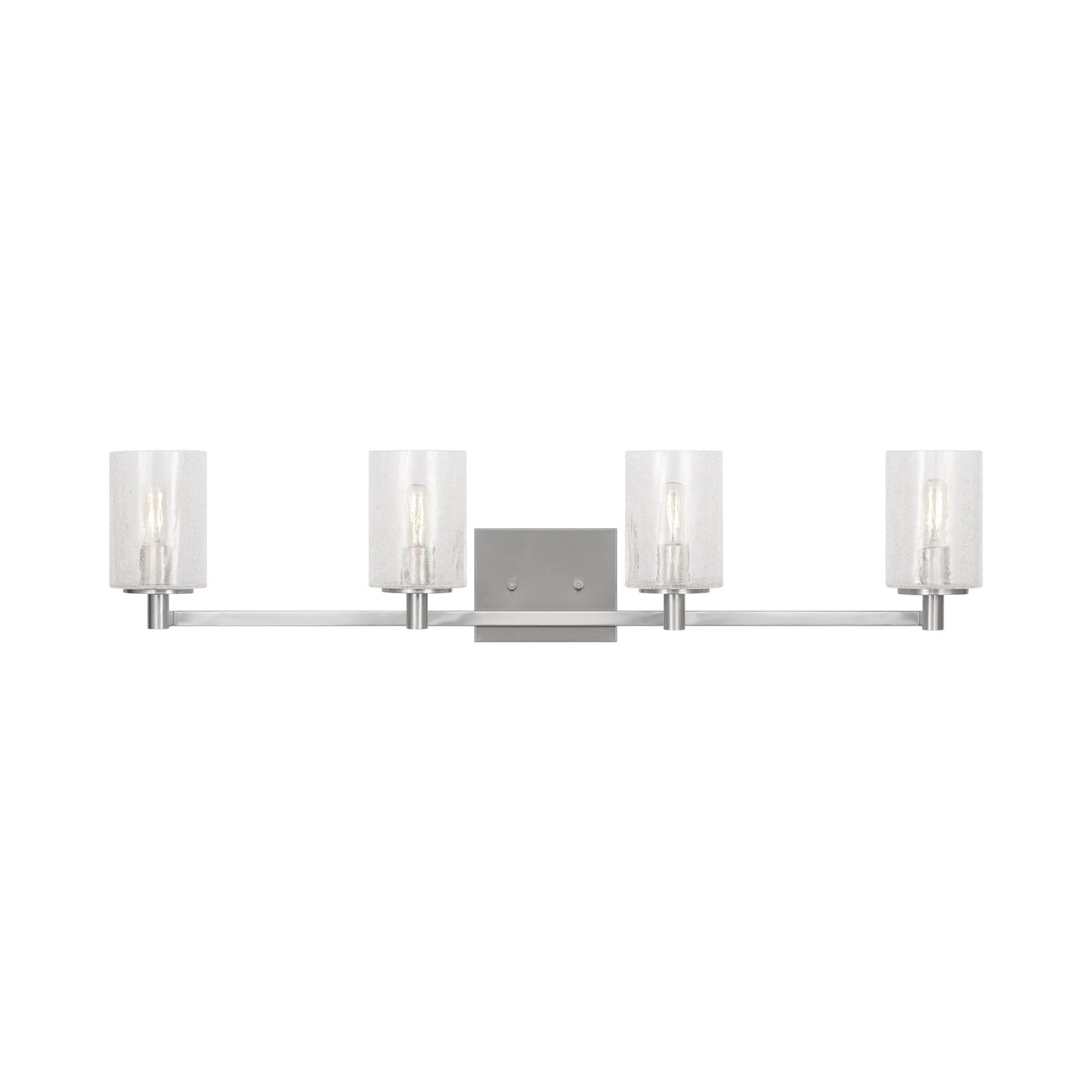 Parker Bath Vanity Light in Brushed Steel (4-Light).