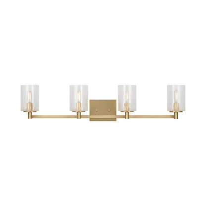Parker Bath Vanity Light in Satin Brass (4-Light).