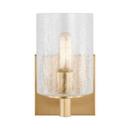 Parker Bath Wall Light in Satin Brass.